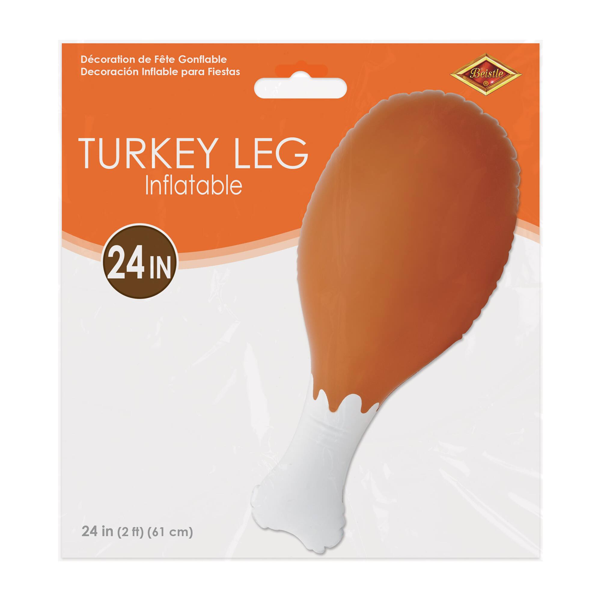 Beistle 24" Inflatable Turkey Legs, 2ct.